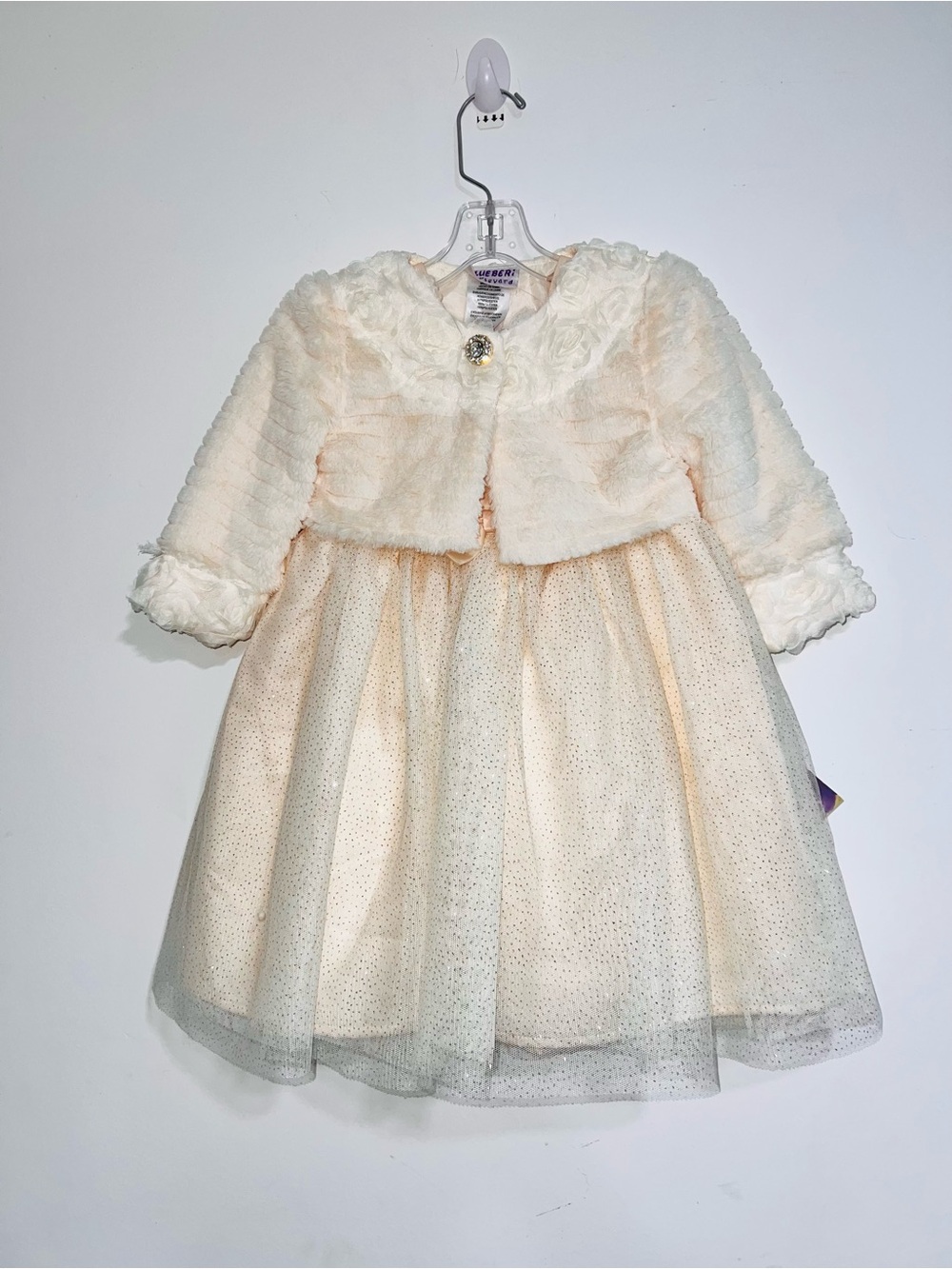 Blueberi Boulevard Ivory Cream toddler’s dress size 3T